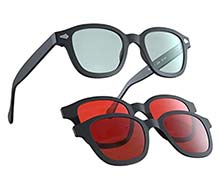 Rot-Grün-Brille Flavus BK (Protan) Coloron Farbsehbrille