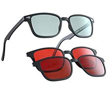 Rot-Grün-Brille Viridis BK (Protan) Coloron Farbsehbrille