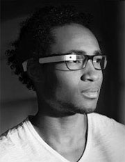 Google Glass mit Brille