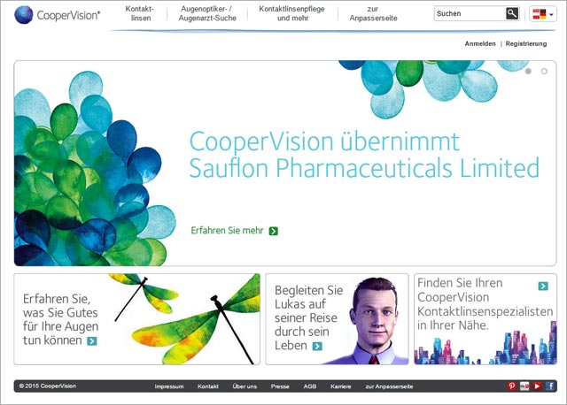 CooperVision Homepage