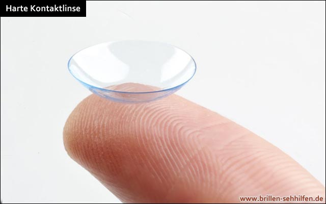 Formstabile (harte) Kontaktlinse
