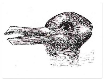 Ente oder Hase (Kippbild)