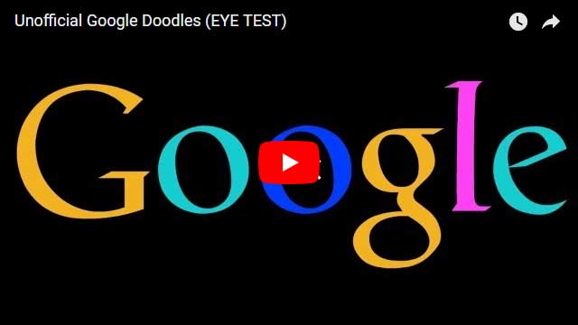 Optische Illusionen mit dem Google Logo